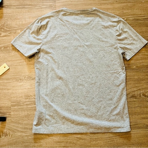 Tailored Recreation Basic Short Sleeve T in Gray Sz Large Cotton Spandex Crew - Picture 7 of 7